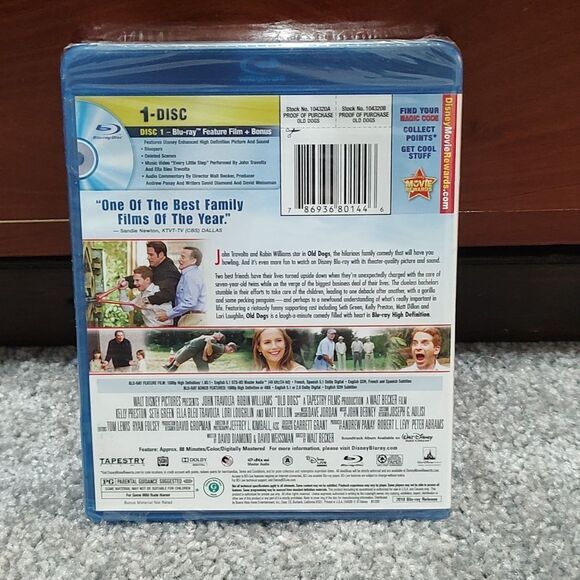 Old Dogs Blu-ray Disc Robin Williams , John Travolta NEW Sealed 2010 - Picture 2 of 3